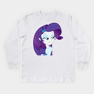 Friendship Games Rarity 1 Kids Long Sleeve T-Shirt